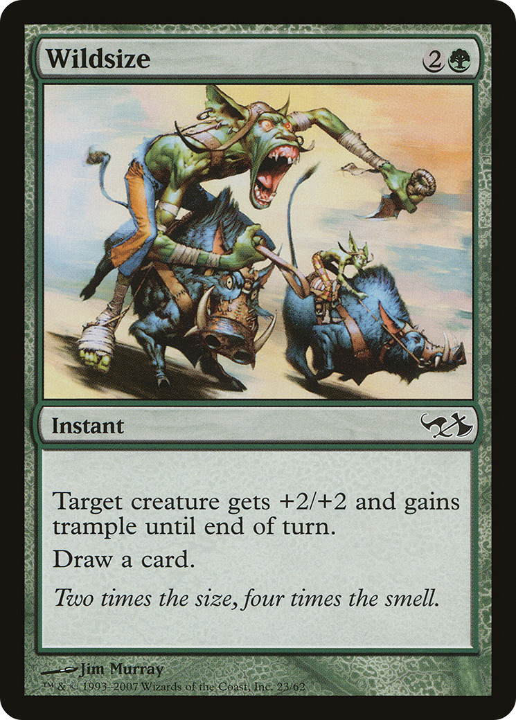 Wildsize (EVG-023)  Foil - Duel Decks: Elves vs. Goblins