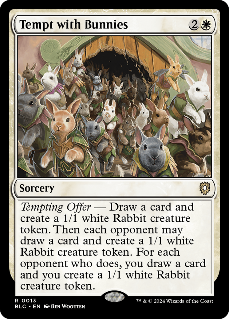 Tempt with Bunnies [Bloomburrow Commander]
