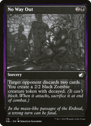 No Way Out (DBL-116)  Foil - Innistrad: Double Feature
