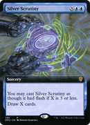 Silver Scrutiny (Extended Art) (DMU-395)  - Dominaria United: (Extended Art)