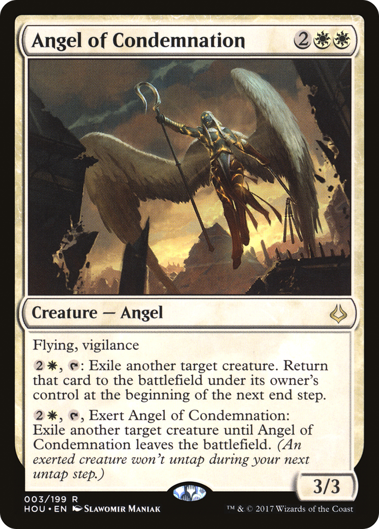 Angel of Condemnation (HOU-003)  Foil - Hour of Devastation