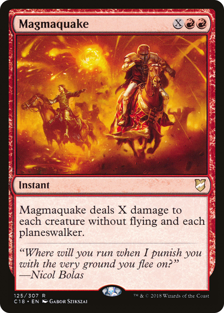 Magmaquake (C18-125)  - Commander 2018