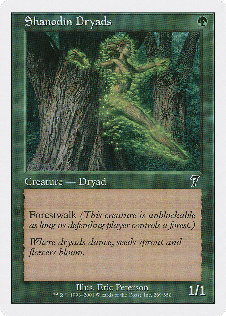 Shanodin Dryads (7ED-269) - Seventh Edition