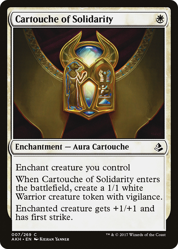 Cartouche of Solidarity (AKH-007) - Amonkhet Foil