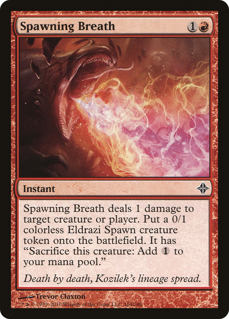 Spawning Breath (ROE-164)  Foil - Rise of the Eldrazi