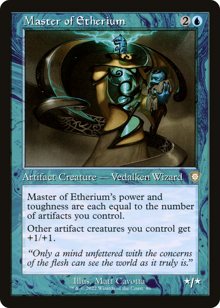 Master of Etherium (Retro Frame) (BRC-086)  - The Brothers' War Commander