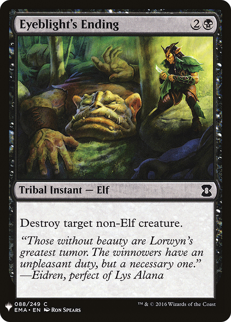 Eyeblight's Ending (LIST-EMA-88)  - The List