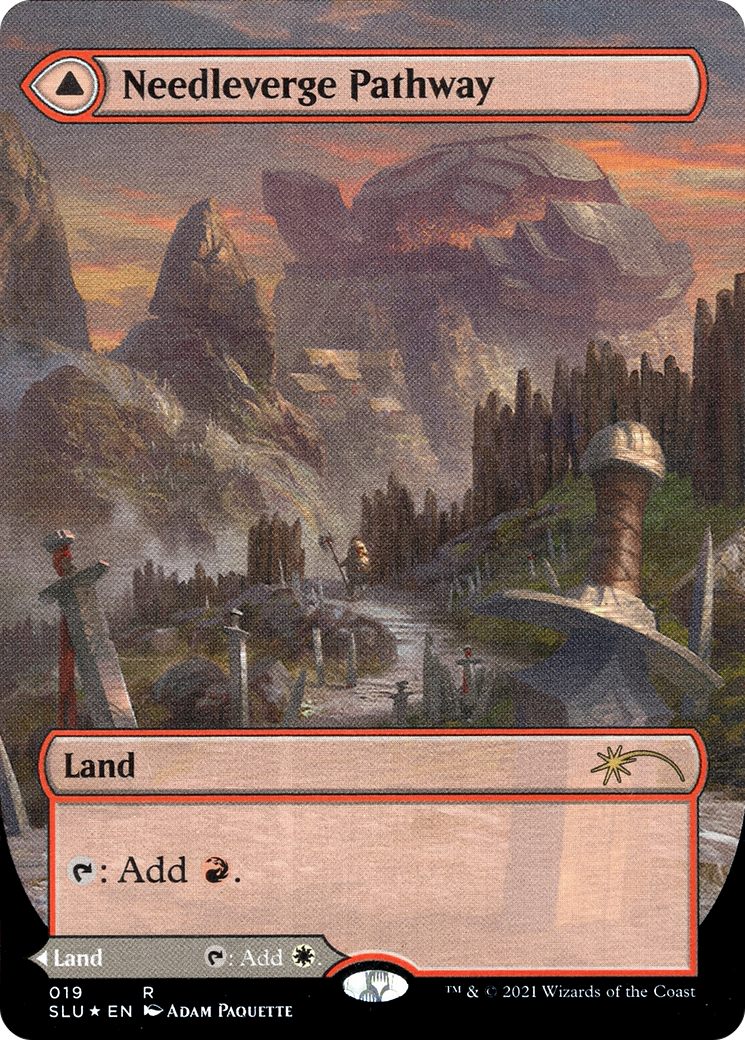 Needleverge Pathway (Borderless) (SLU-019)  Foil - Secret Lair: Ultimate Edition: (Showcase)