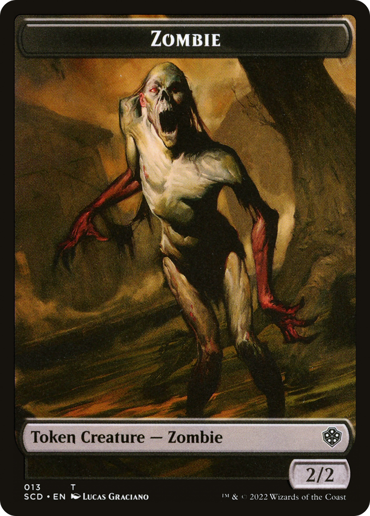 Zombie (TSCD-013)  Foil - Starter Commander Deck Tokens