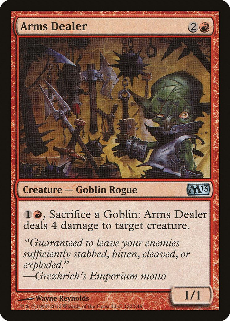 Arms Dealer (M13-120)  Foil - Magic 2013