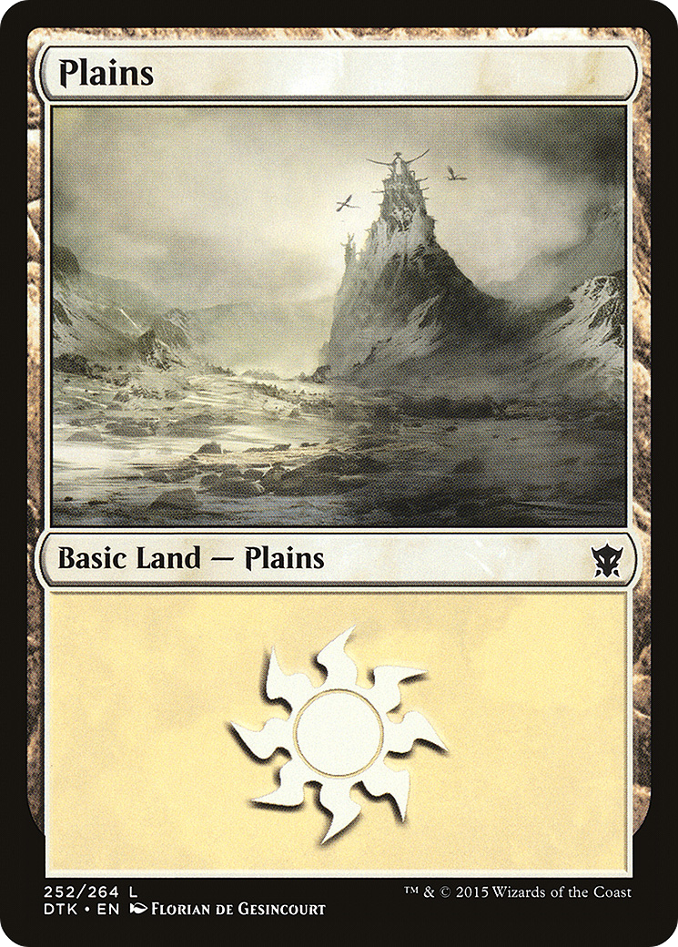 Plains (252) (DTK-252) - Dragons of Tarkir Foil