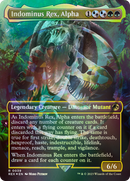 Indominus Rex, Alpha (Borderless) (Emblem) (REX-039)  Foil - Jurassic World Collection