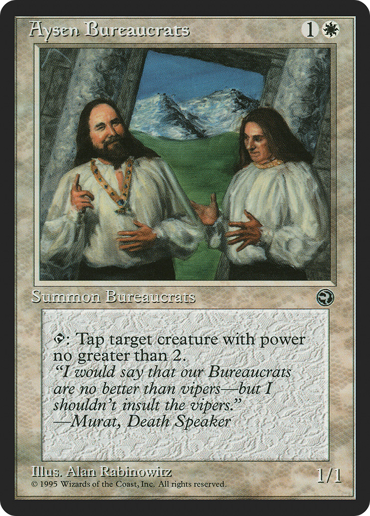 Aysen Bureaucrats (HML-)  - Homelands