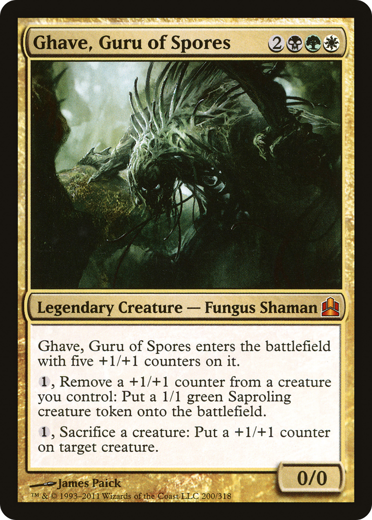 Ghave, Guru of Spores (CMD-200)  - Commander 2011