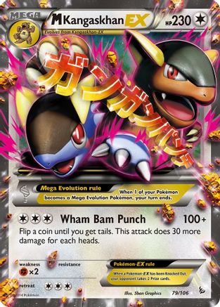 M Kangaskhan EX 079/106 - Holofoil XY  Flashfire
