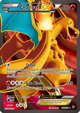 Charizard EX (Full Art) 100/106 - Holofoil XY  Flashfire
