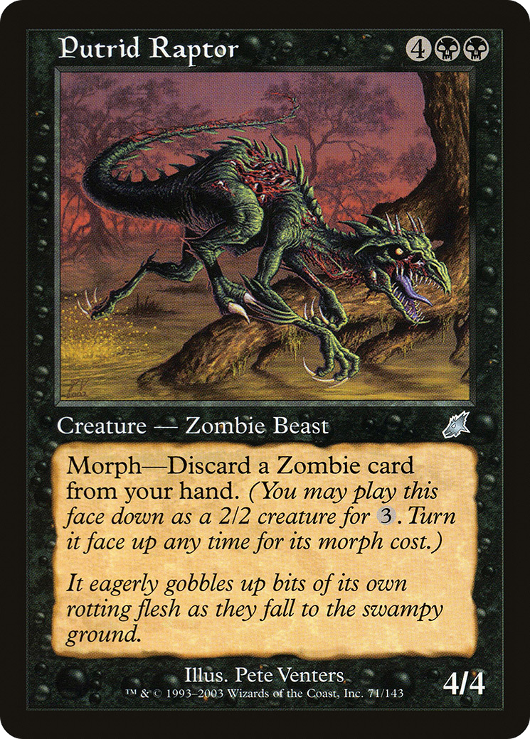 Putrid Raptor (SCG-071)  - Scourge
