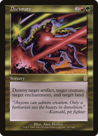 Decimate (ODY-287)  Foil - Odyssey
