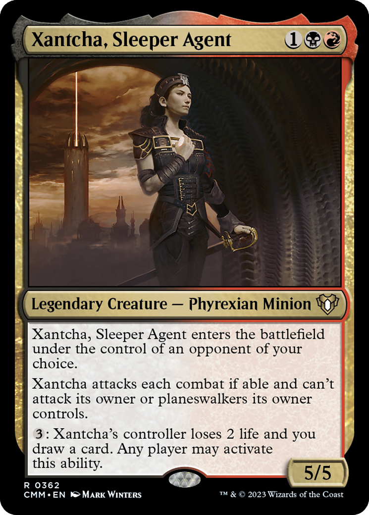 Xantcha, Sleeper Agent (CMM-362)  Foil - Commander Masters