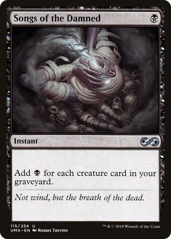 Songs of the Damned (UMA-115)  Foil - Ultimate Masters