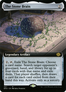 The Stone Brain (Extended Art) (BRO-367)  Foil - The Brothers' War: (Extended Art)