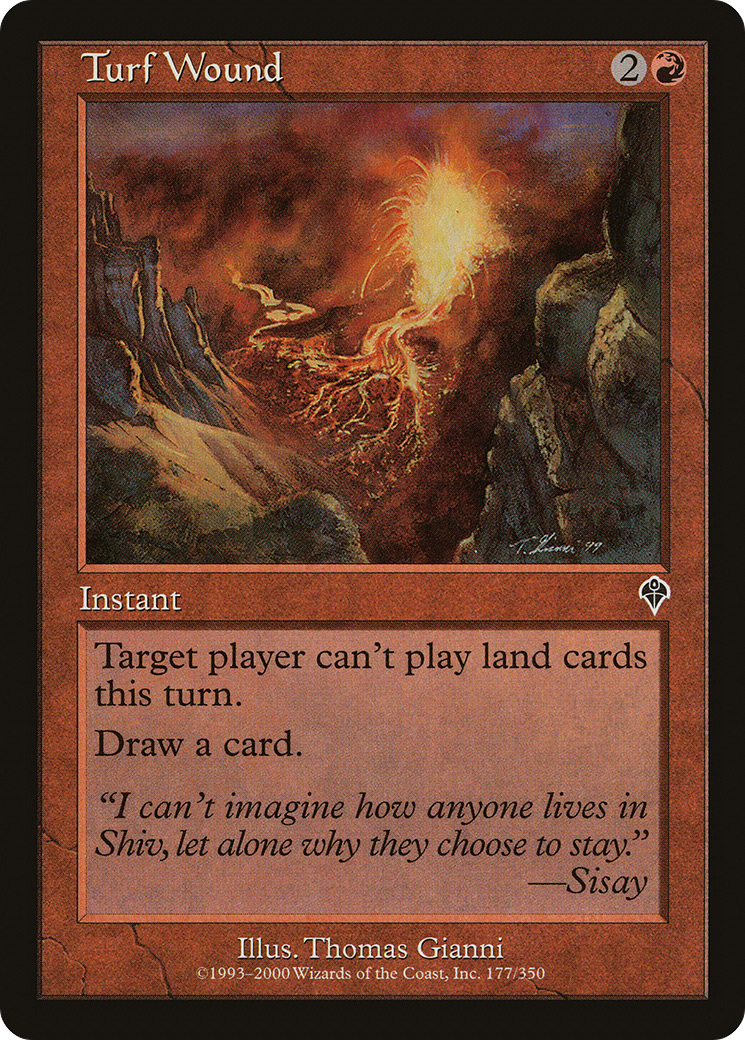 Turf Wound (INV-177)  - Invasion