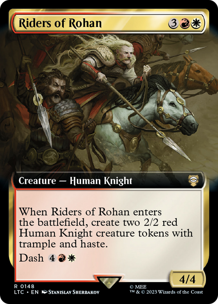 Riders of Rohan (Extended Art) (LTC-148)  Foil - Tales of Middle-earth Commander: (Extended Art)