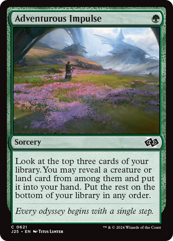 Adventurous Impulse (J25-621)  - Foundations Jumpstart