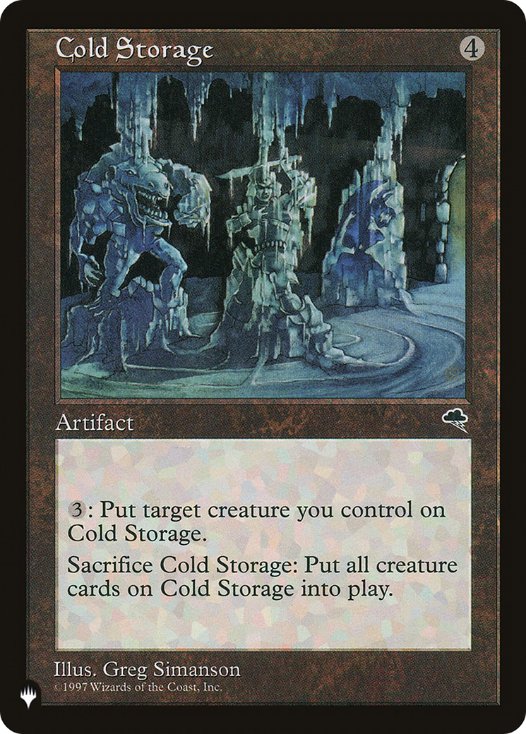 Cold Storage (LIST-)  - The List