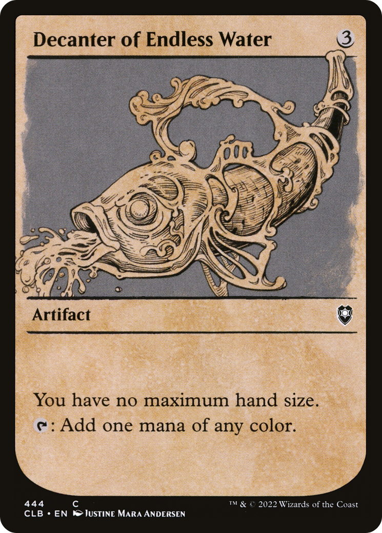 Decanter of Endless Water (Showcase) (CLB-444) - Commander Legends: Battle for Baldur's Gate: (Showcase) Foil