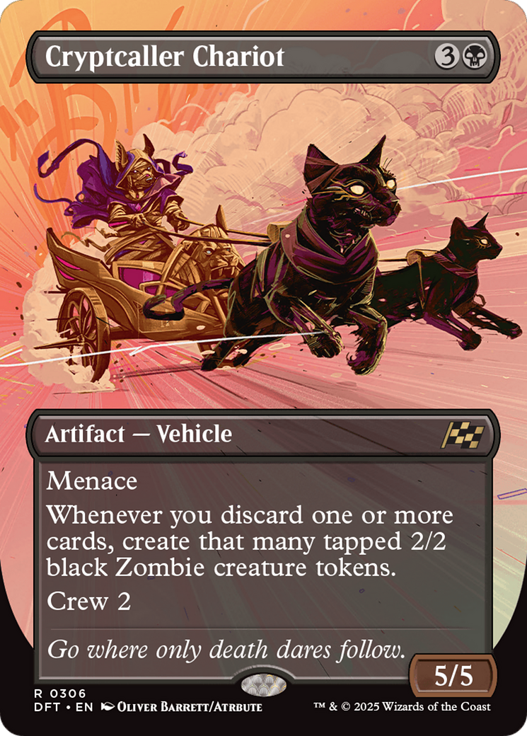 Cryptcaller Chariot (Borderless) (DFT-306) - Aetherdrift (Borderless)