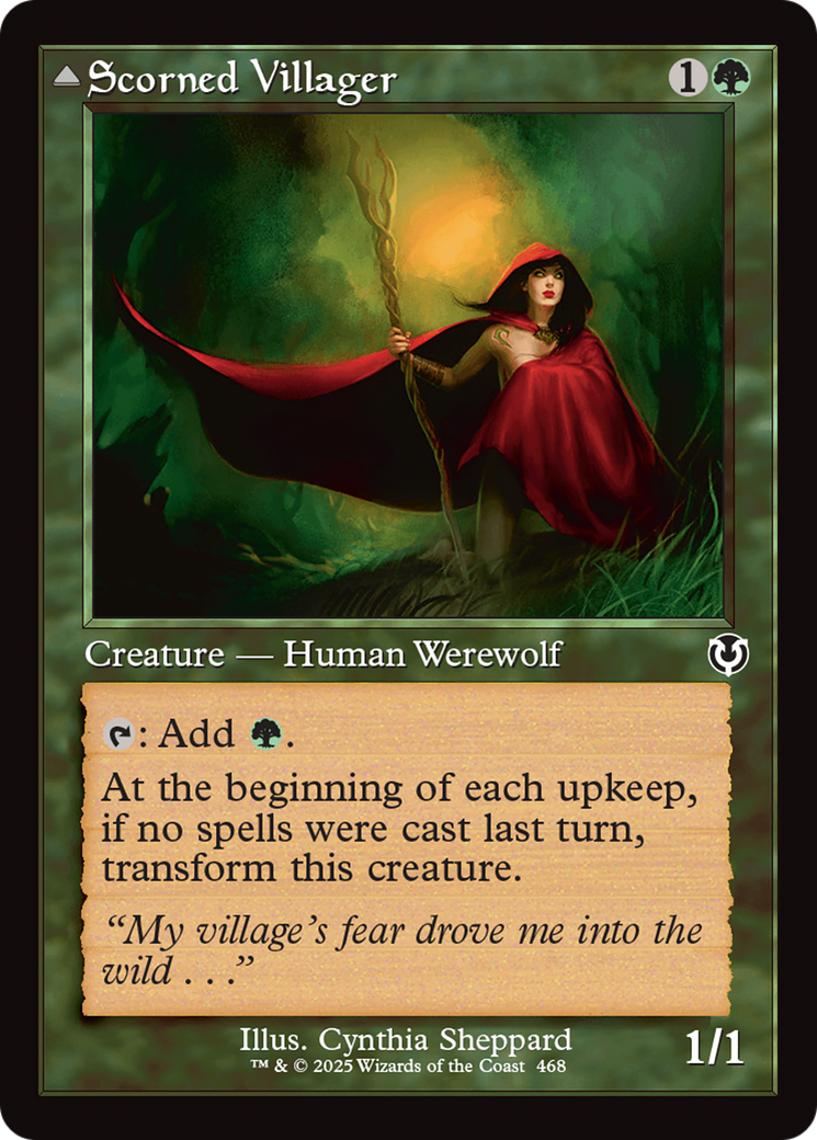 Scorned Villager (Retro Frame) (INR-468)  Foil - Innistrad Remastered