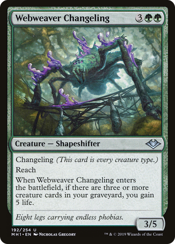 Webweaver Changeling (MH1-192)  - Modern Horizons