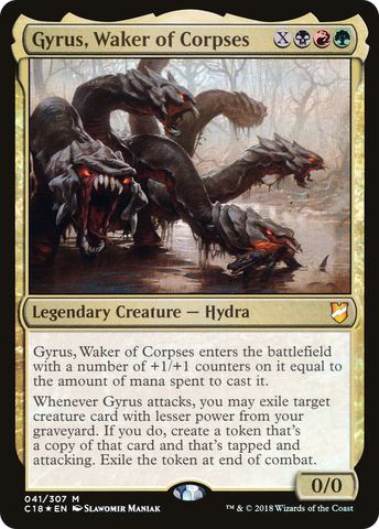 Gyrus, Waker of Corpses (C18-041)  Foil - Commander 2018