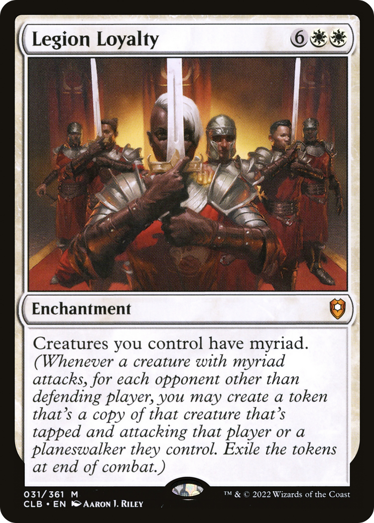 Legion Loyalty (CLB-031) - Commander Legends: Battle for Baldur's Gate Foil