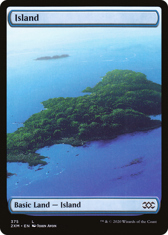 Island (375) (2XM-375)  Foil - Double Masters