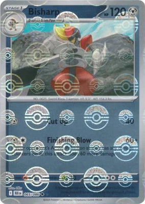 Bisharp (065/086) (Poke Ball Pattern) [Scarlet & Violet: Black Bolt]