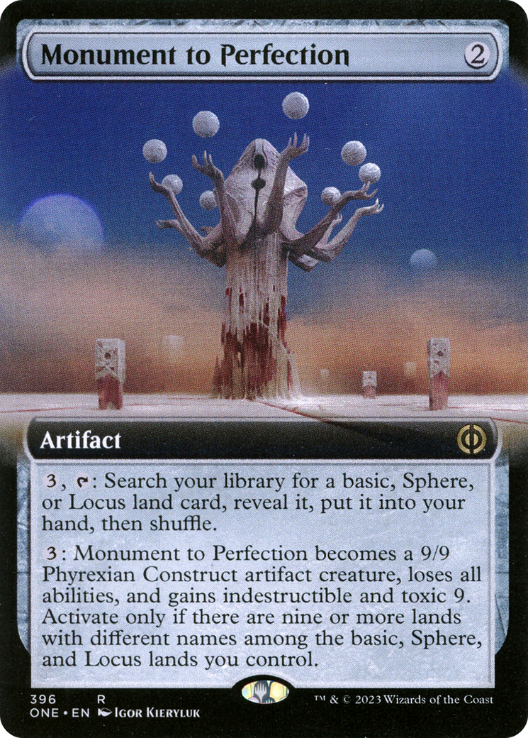 Monument to Perfection (Extended Art) (ONE-396)  - Phyrexia: All Will Be One: (Extended Art)