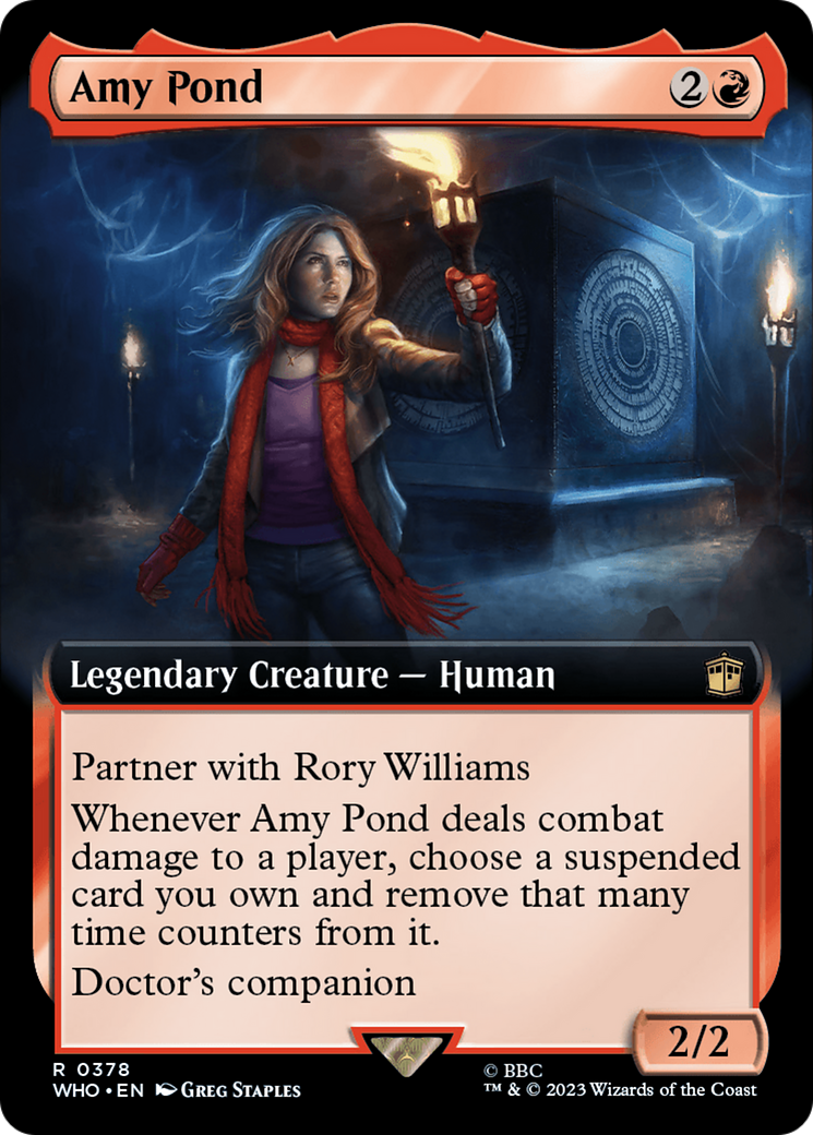 Amy Pond (Extended Art) (WHO-378)  Foil - Doctor Who: (Extended Art)