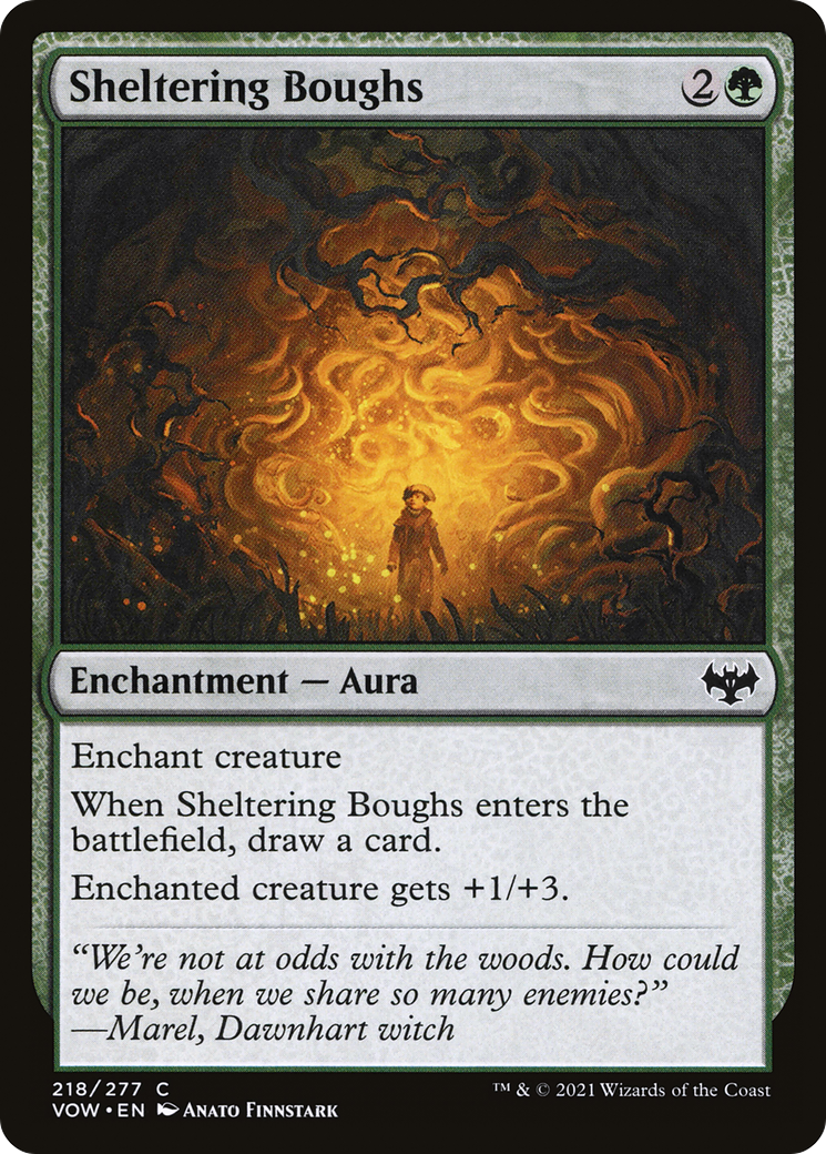 Sheltering Boughs (VOW-218)  - Innistrad: Crimson Vow