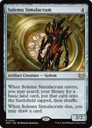 Solemn Simulacrum (DSC-253)  - Duskmourn: House of Horror Commander