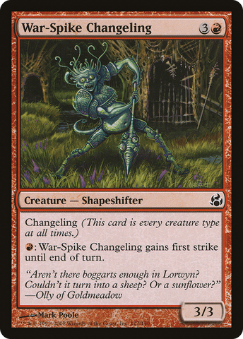 War-Spike Changeling (MOR-112)  - Morningtide