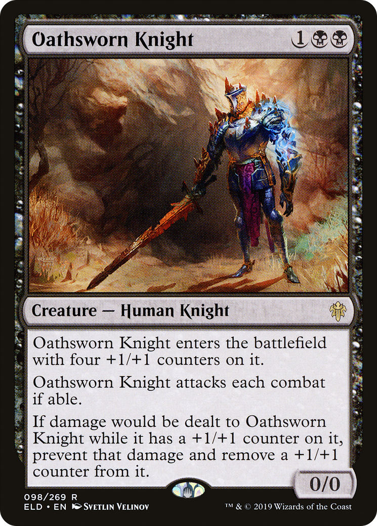 Oathsworn Knight (ELD-098) - Throne of Eldraine Foil