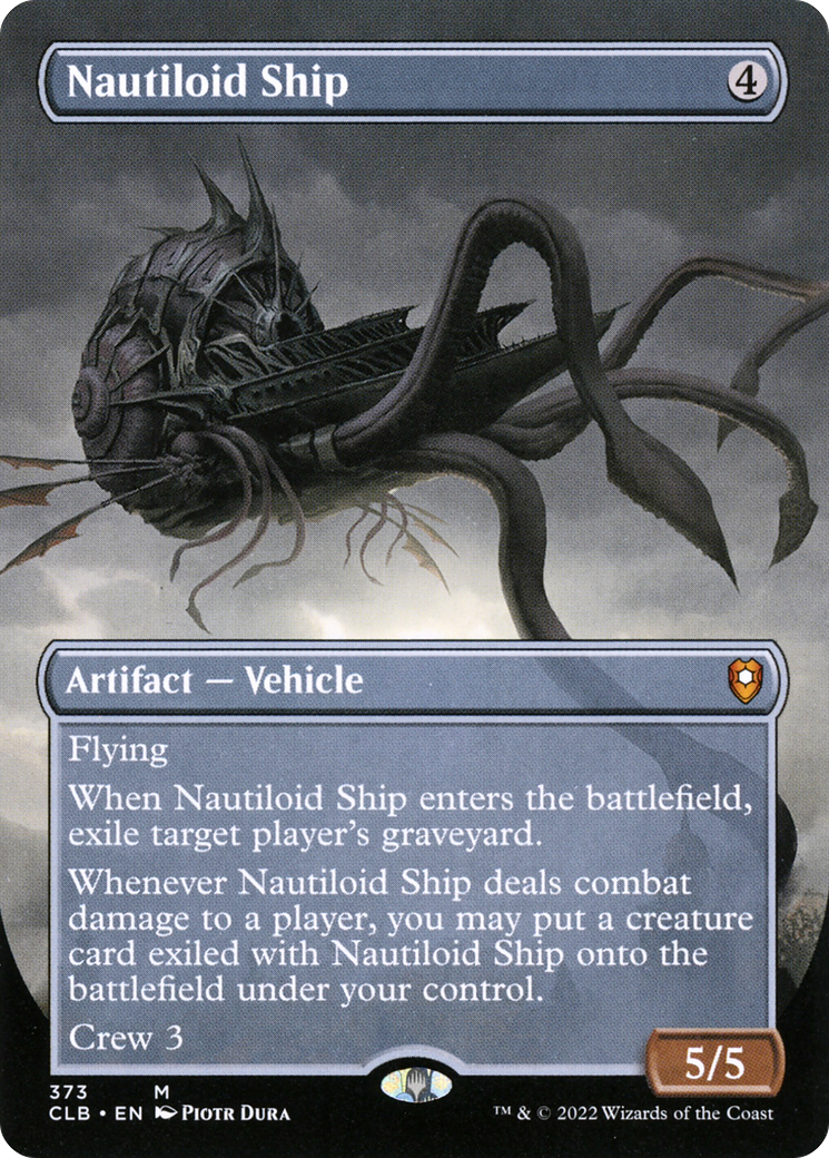 Nautiloid Ship (Borderless) (CLB-373)  Foil - Commander Legends: Battle for Baldur's Gate