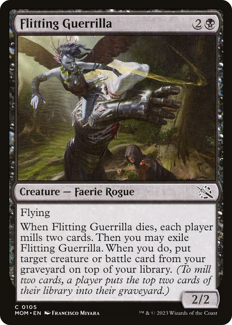 Flitting Guerrilla (MOM-105)  Foil - March of the Machine