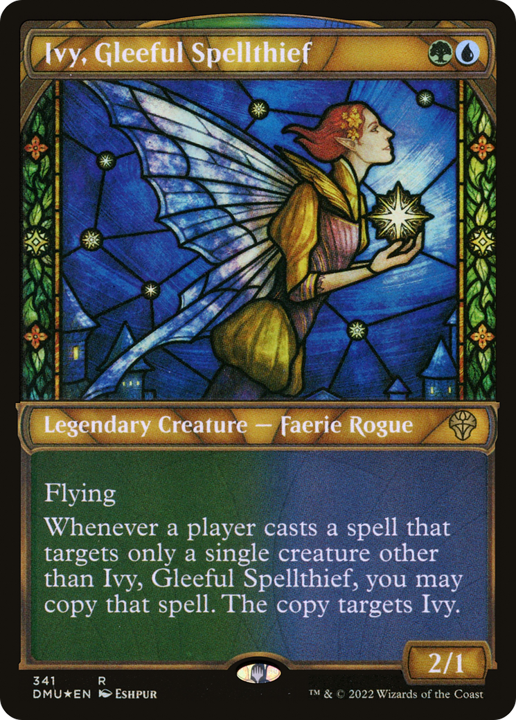 Ivy, Gleeful Spellthief (Textured Foil) (DMU-341)  Foil - Dominaria United: (Showcase)