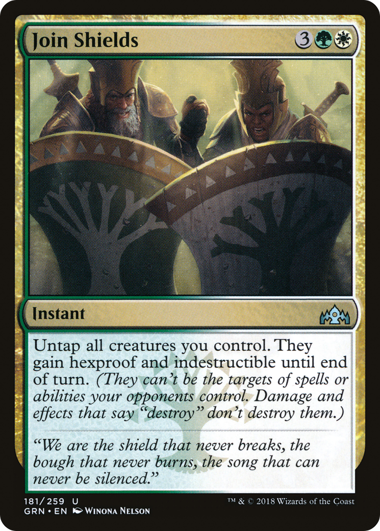 Join Shields (GRN-181)  Foil - Guilds of Ravnica