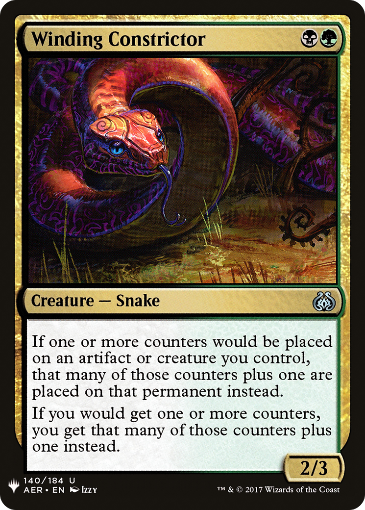 Winding Constrictor (LIST-AER-140)  - The List