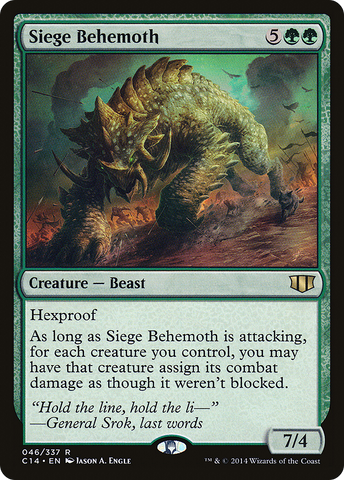 Siege Behemoth (C14-046)  - Commander 2014