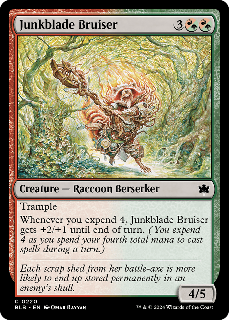 Junkblade Bruiser (BLB-220)  Foil - Bloomburrow